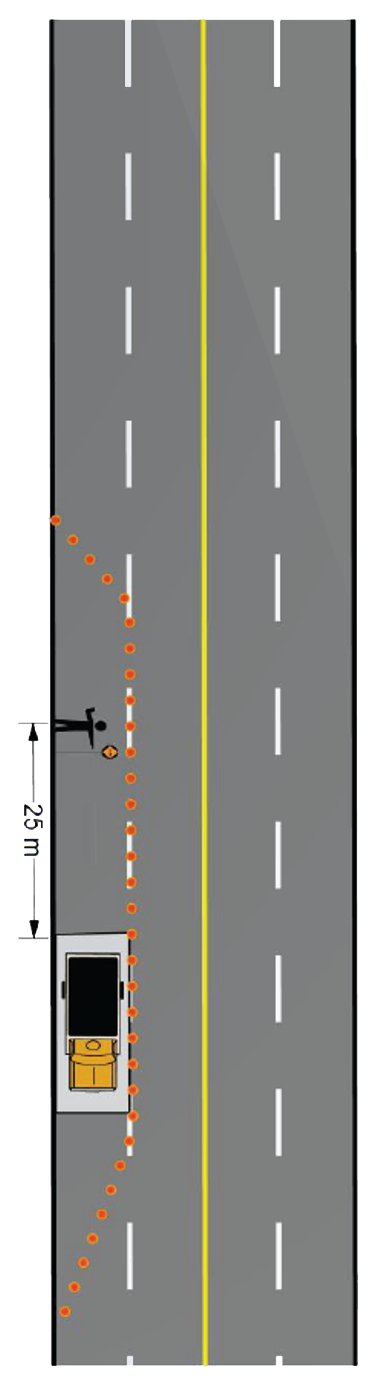 TCP Positioning: On a Multilane Roadway